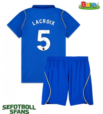 Chelsea Maxence Lacroix #5 Hemmaställ Barn 2026-27 Kortärmad (+ Korta byxor)